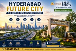 Hyderabad Future City with HMDA-approved plots at Cyber County by Bhashyam Developers
